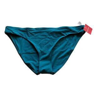 Spanx Classic Bikini Bottom – Tropical Teal Plus Size 1X (NWT) – Full Coverage